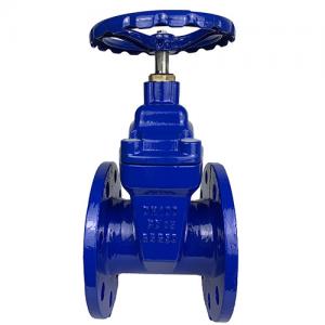 PN25 DIN F4 Non-Rising Reislient Seated Gate Valve